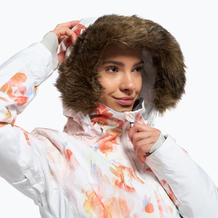 Jachetă de snowboard pentru femei ROXY Jet Ski Premium 2021 bright white tenderness 5