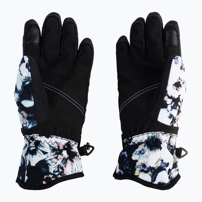 Mănuși de snowboard pentru copii ROXY Jetty 2021 true black black flowers 3