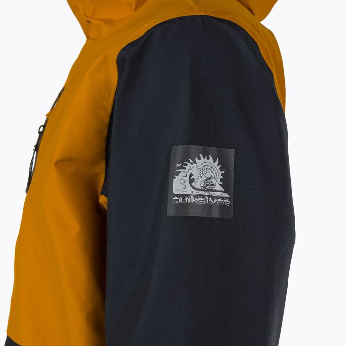 Quiksilver jachetă snowboard pentru bărbați Hlpro S Carlson 3l Gore-Tex galben-negru EQYTJ03383 3