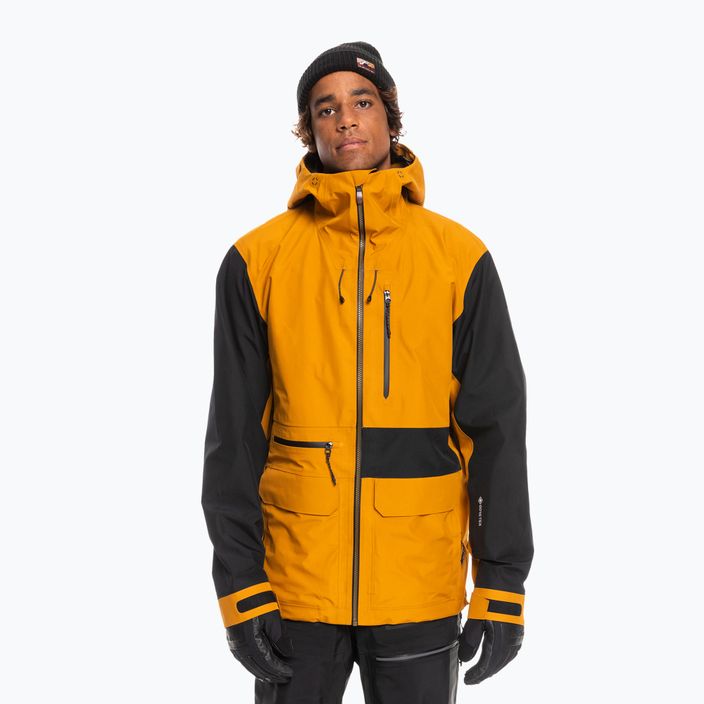 Quiksilver jachetă snowboard pentru bărbați Hlpro S Carlson 3l Gore-Tex galben-negru EQYTJ03383 6