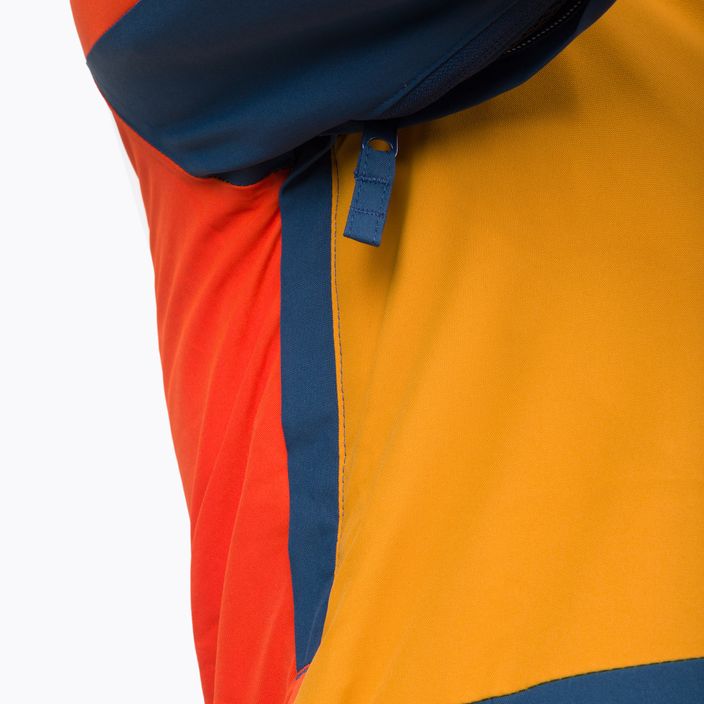 Jachetă de snowboard pentru copii Quiksilver Kai Jones Ambition portocaliu și albastru marin EQBTJ03169 8