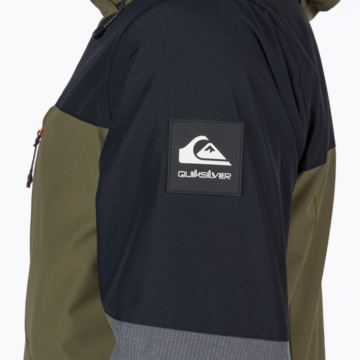 Quiksilver Mission Plus jachetă de snowboard pentru bărbați negru-verde EQYTJ03371 4