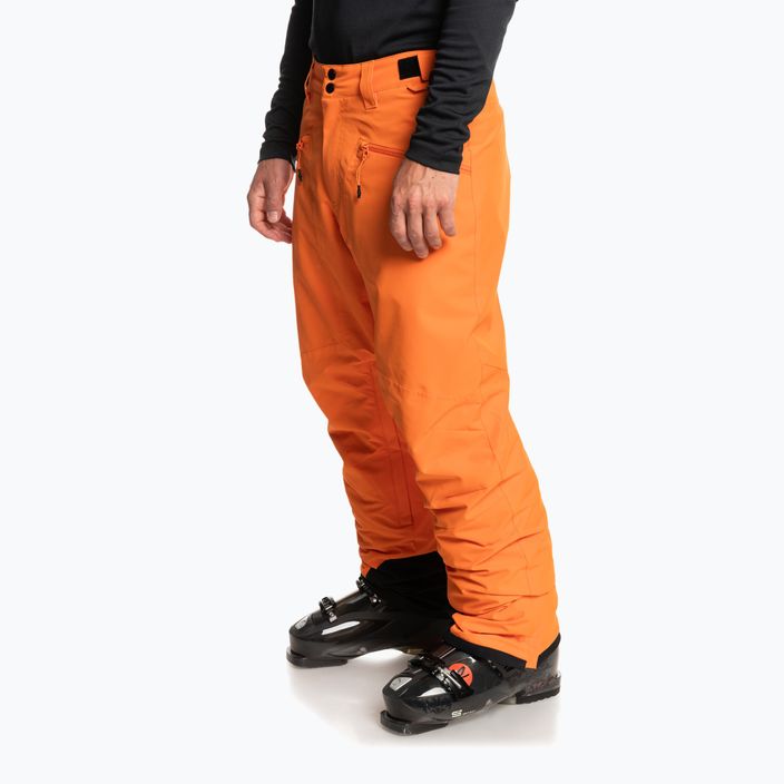 Pantaloni de snowboard bărbați Quiksilver Boundry portocaliu EQYTP03144 7