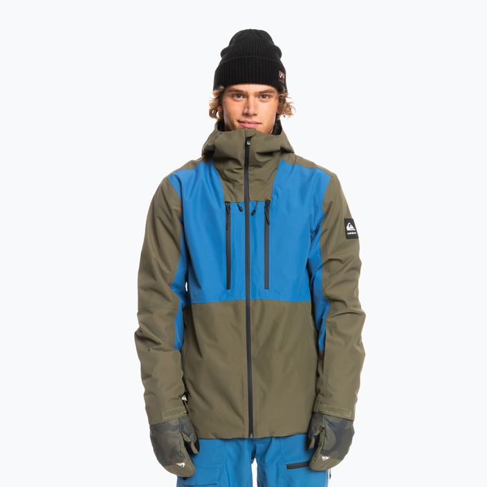 Jachetă snowboard Quiksilver Muldrow pentru bărbați verde EQYTJ03376 6