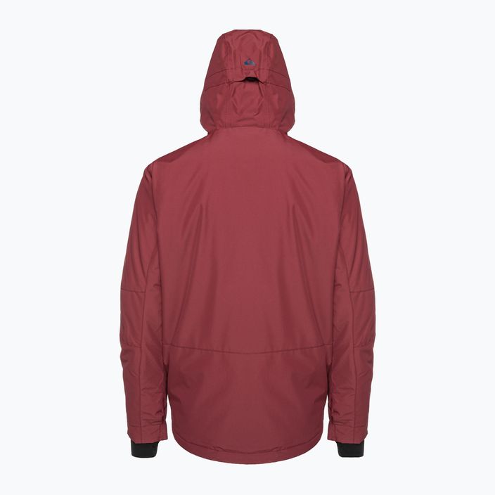 Jacheta de snowboard Quiksilver Mission Solid pentru bărbați roșu EQYTJ03266 2