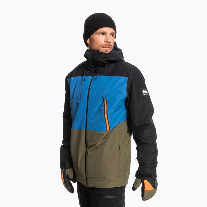 Quiksilver Sycamore jachetă de snowboard pentru bărbați negru-albastru EQYTJ03335 6