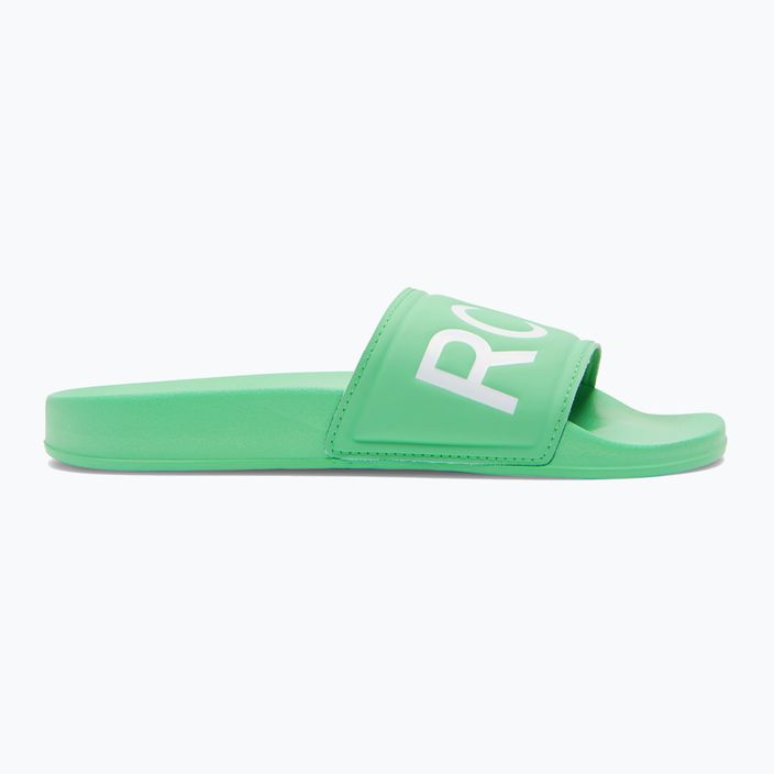 Flip-flops pentru femei ROXY Slippy II 2021 absinthe green 9