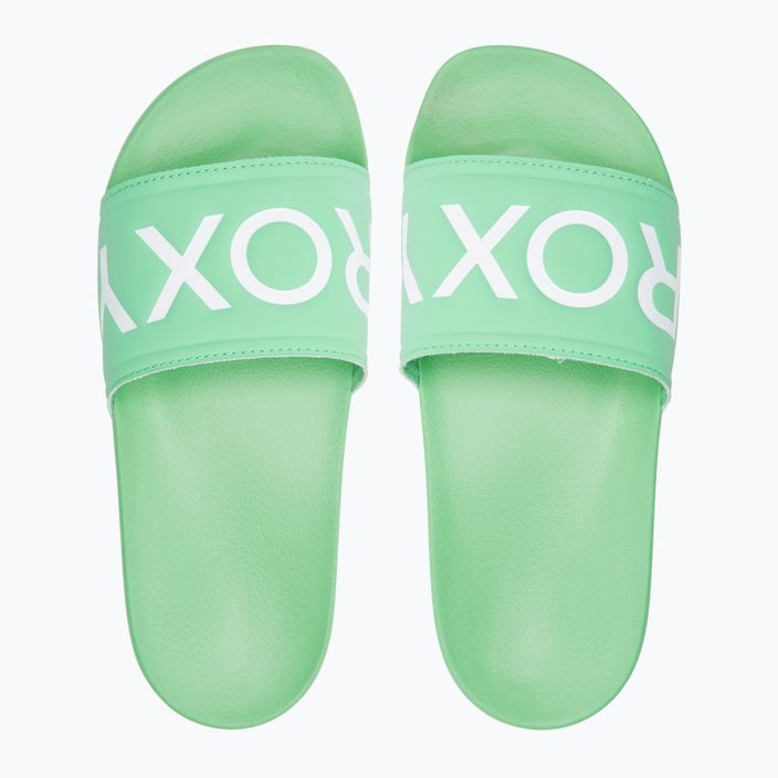 Flip-flops pentru femei ROXY Slippy II 2021 absinthe green 11