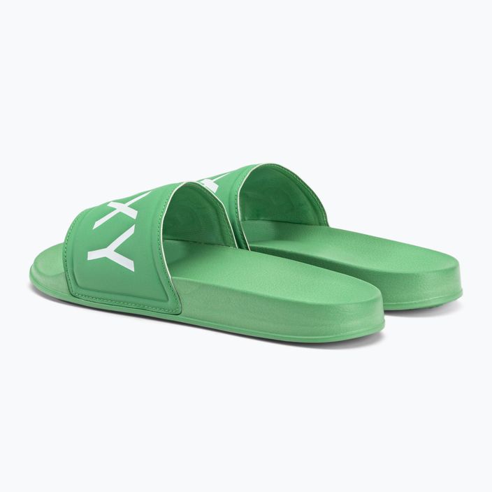 Flip-flops pentru femei ROXY Slippy II 2021 absinthe green 3