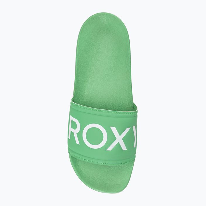 Flip-flops pentru femei ROXY Slippy II 2021 absinthe green 6