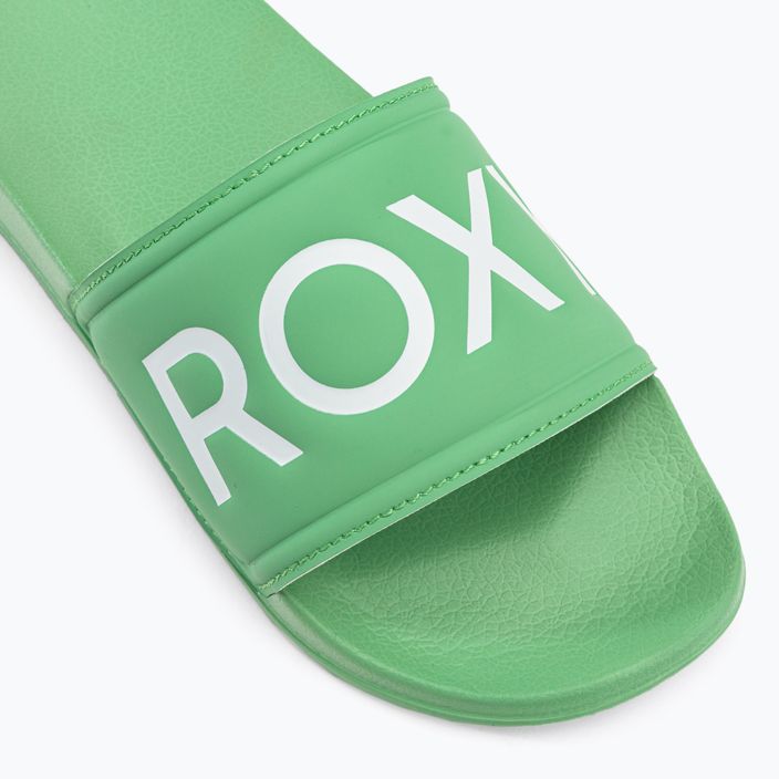 Flip-flops pentru femei ROXY Slippy II 2021 absinthe green 7