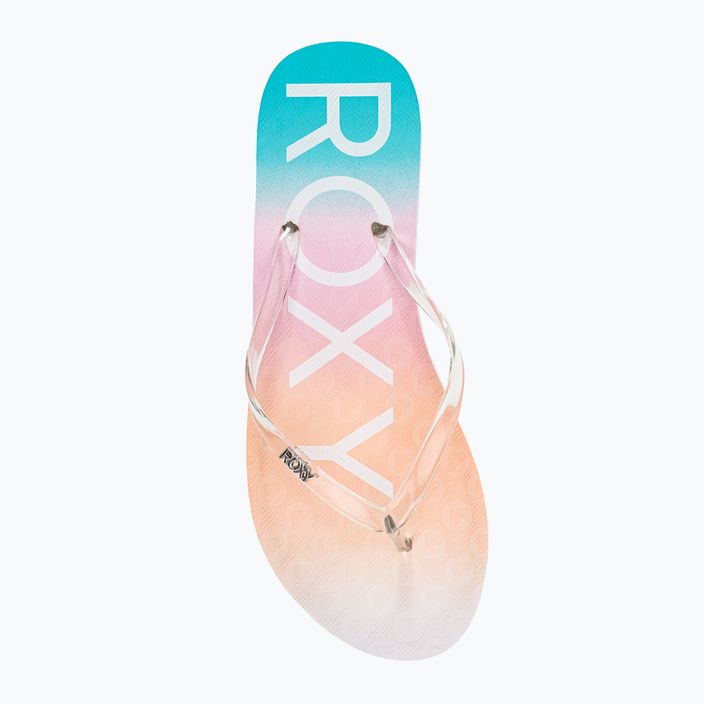Flip flop pentru femei ROXY Viva Jelly 2021 aquamarine 6