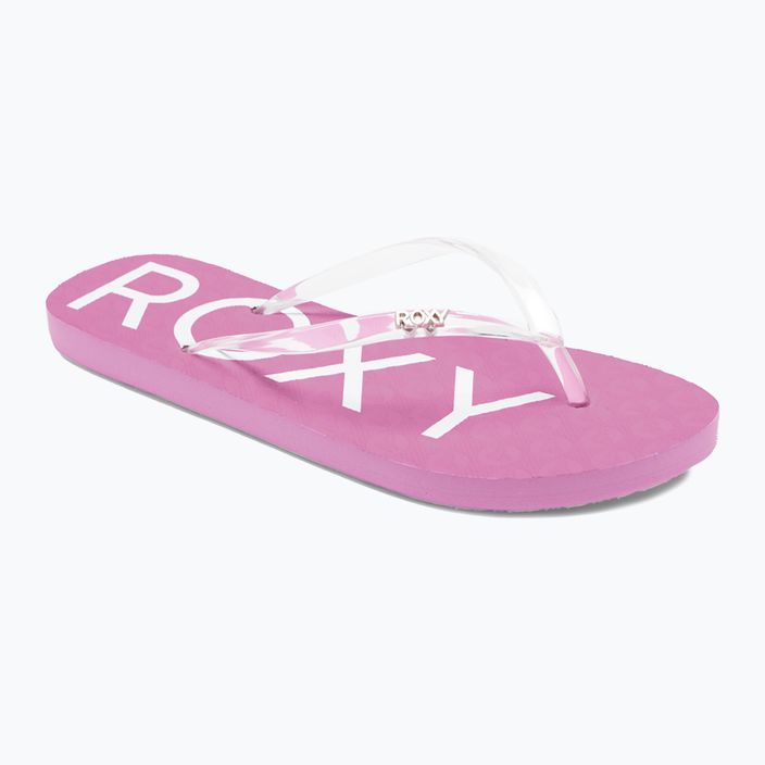 Flip flop pentru femei ROXY Viva Jelly 2021 sheer lilac 8