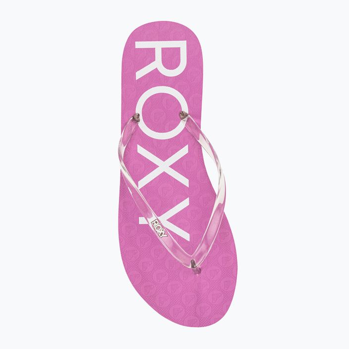 Flip flop pentru femei ROXY Viva Jelly 2021 sheer lilac 6
