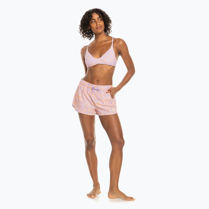 Pantaloni scurți de baie pentru femei ROXY Wave Printed 2" 2021 mock orange hawaiianheat 2