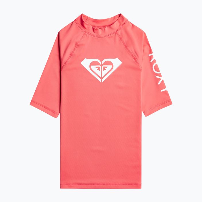 Tricoul de înot pentru copii ROXY Wholehearted 2021 sun kissed coral