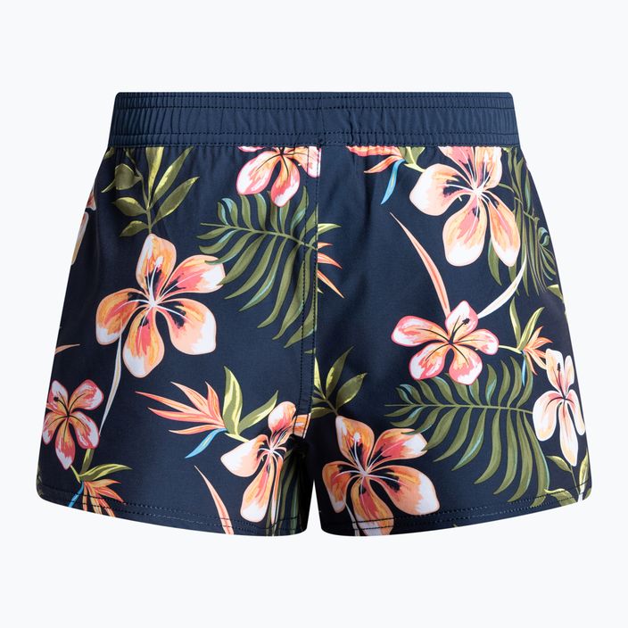 Pantaloni scurți de baie pentru femei ROXY Into The Sun Printed 2" 2021 mood indigo tropical depht 2
