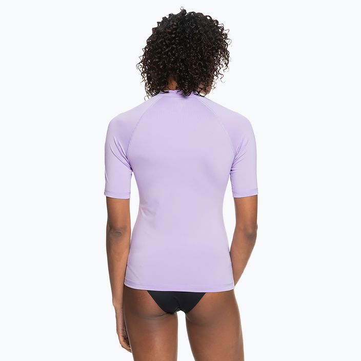 Tricou de înot pentru femei ROXY Whole Hearted 2021 purple rose 3