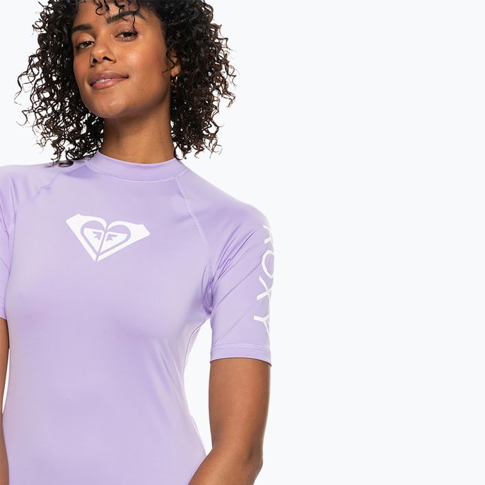 Tricou de înot pentru femei ROXY Whole Hearted 2021 purple rose 5