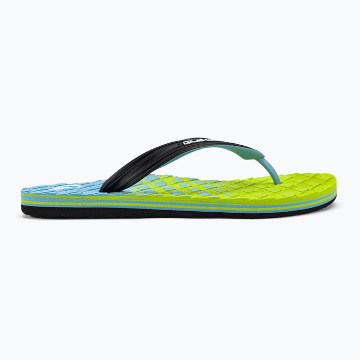 Șlapi de plajă Quiksilver Oahuey verde pentru bărbați AQYL101313 2