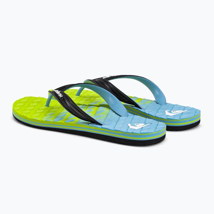 Șlapi de plajă Quiksilver Oahuey verde pentru bărbați AQYL101313 3