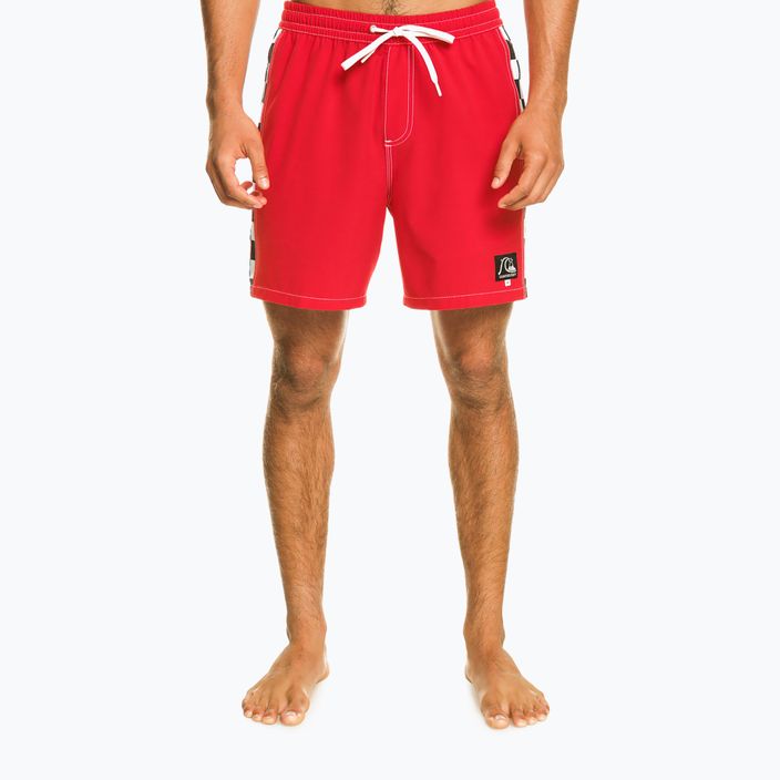 Pantaloni scurți de baie bărbați Quiksilver Original Arch Volley 17" roșu EQYJVV03995-RQC0 2