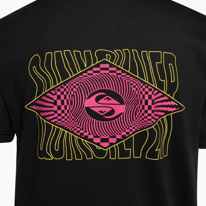 Quiksilver Radical Surf SS Y tricou de înot pentru copii negru 7