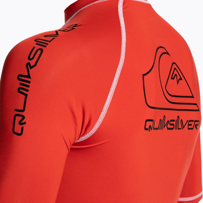 Quiksilver On Tour tricou de înot pentru bărbați roșu EQYWR03359-RQC0 3