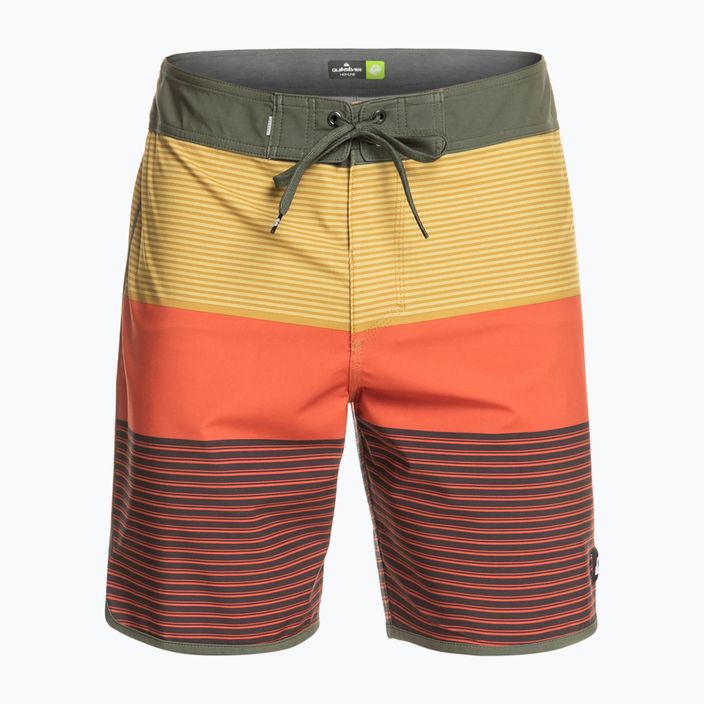 Pantaloni scurți de înot pentru bărbați Quiksilver Surfsilk Tijuana 18" galben-portocaliu EQYBS04778-CQY6