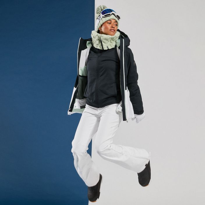 Jachetă de snowboard pentru femei ROXY Peakside negru adevărat 13