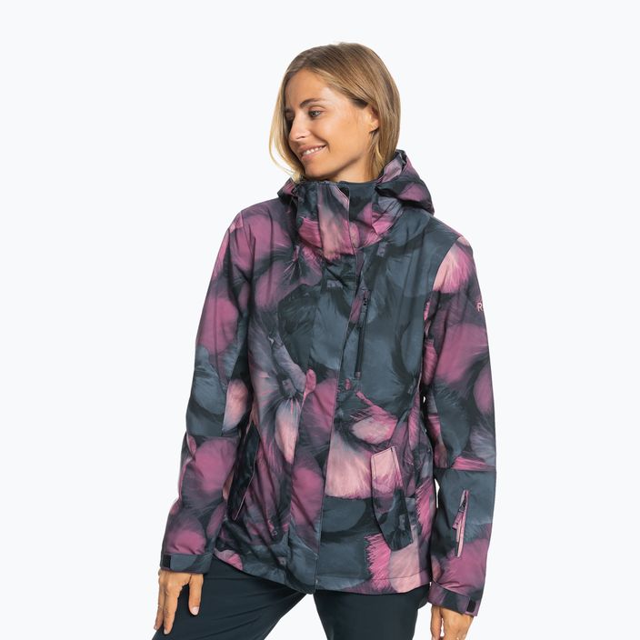 Jachetă de snowboard pentru femei ROXY Jetty true black pansy