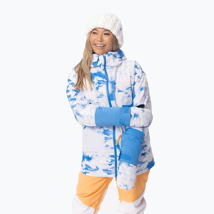Jachetă de snowboard pentru femei ROXY Chloe Kim nori albastru azur 5