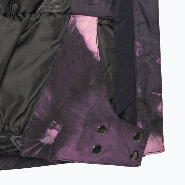 Jachetă de snowboard pentru femei ROXY Jet Ski Premium negru adevărat panseluță de culoare neagră 8