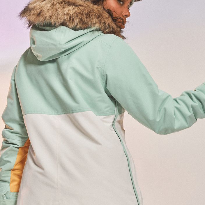 Jachetă de snowboard pentru femei ROXY Shelter cameo green 16