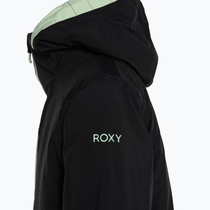 Jachetă snowboard pentru copii ROXY Silverwinter Girl negru adevărat 6