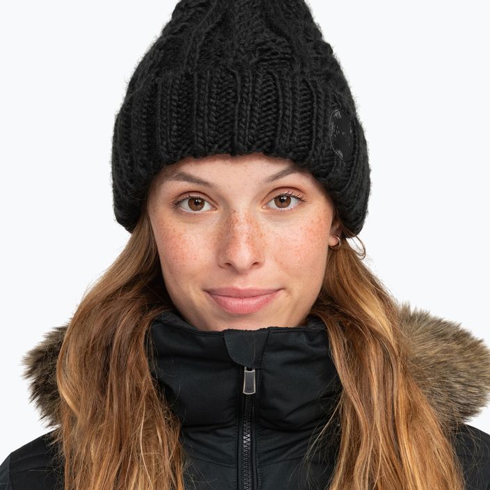 Șapcă de snowboard pentru femei ROXY Tram Beanie negru adevărat 8