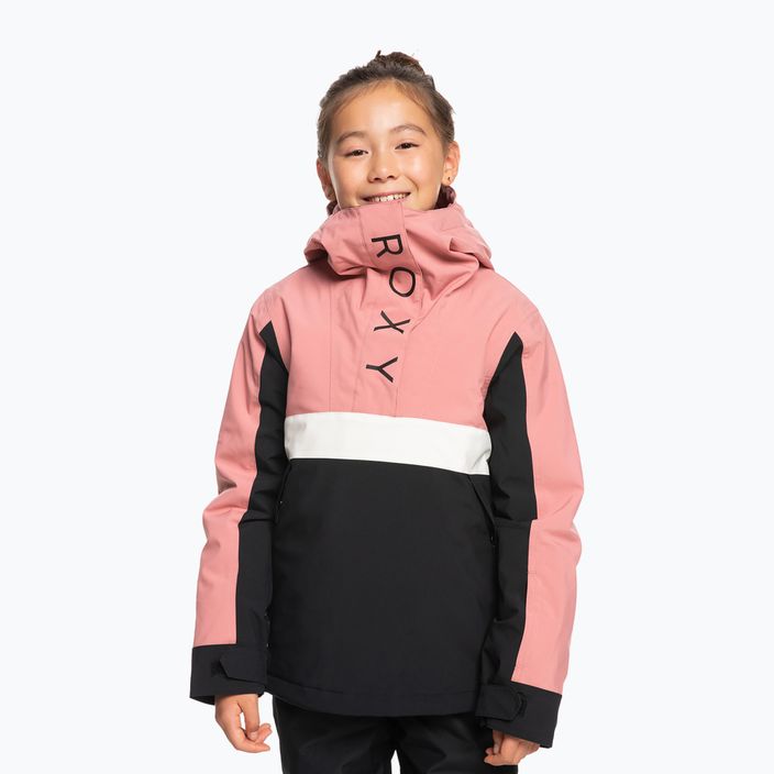 Jachetă de snowboard pentru copii ROXY Shelter Girl dusty rose
