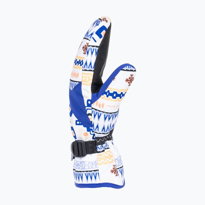 Mănuși de snowboard pentru femei ROXY Jetty Mitt alb strălucitor chandall 2