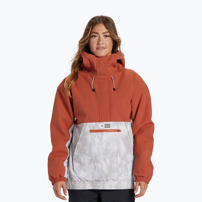 DC Chalet Anorak haina de snowboard pentru femei auburn