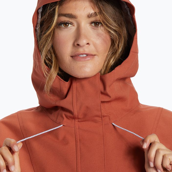 DC Chalet Anorak haina de snowboard pentru femei auburn 8