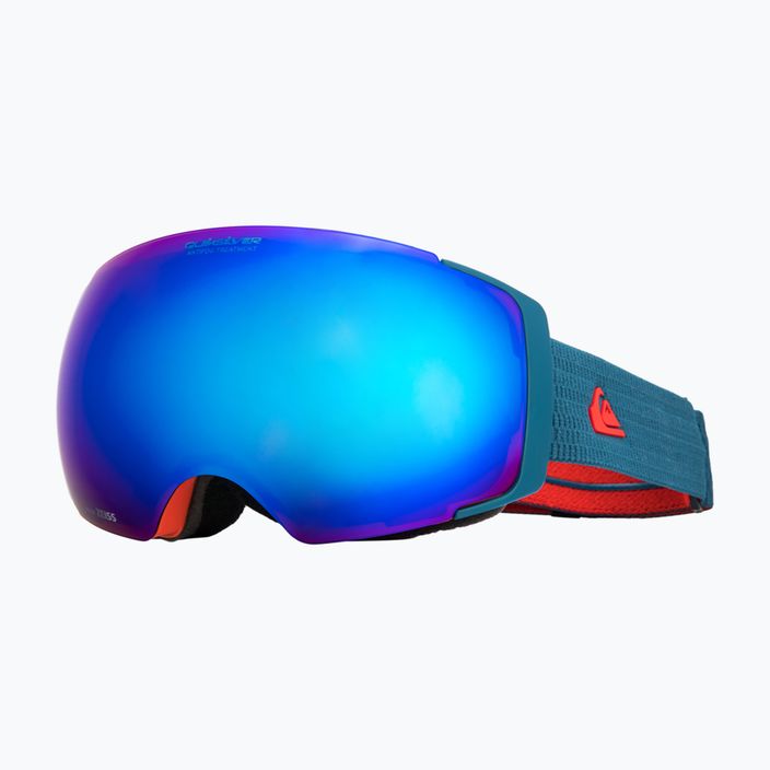 Ochelari de snowboard Quiksilver Greenwood S3 majolica albastru / clux roșu mi 6