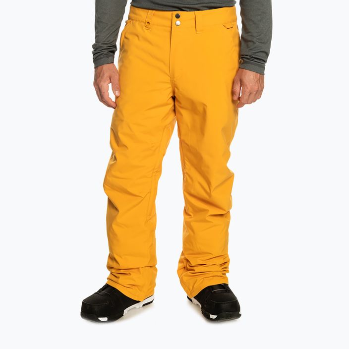 Pantaloni de snowboard pentru bărbați Quiksilver Estate galben mineral pentru snowboard 6