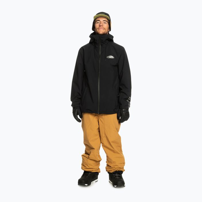 Jacheta de snowboard Quiksilver High In The Hood pentru bărbați negru adevărat 11