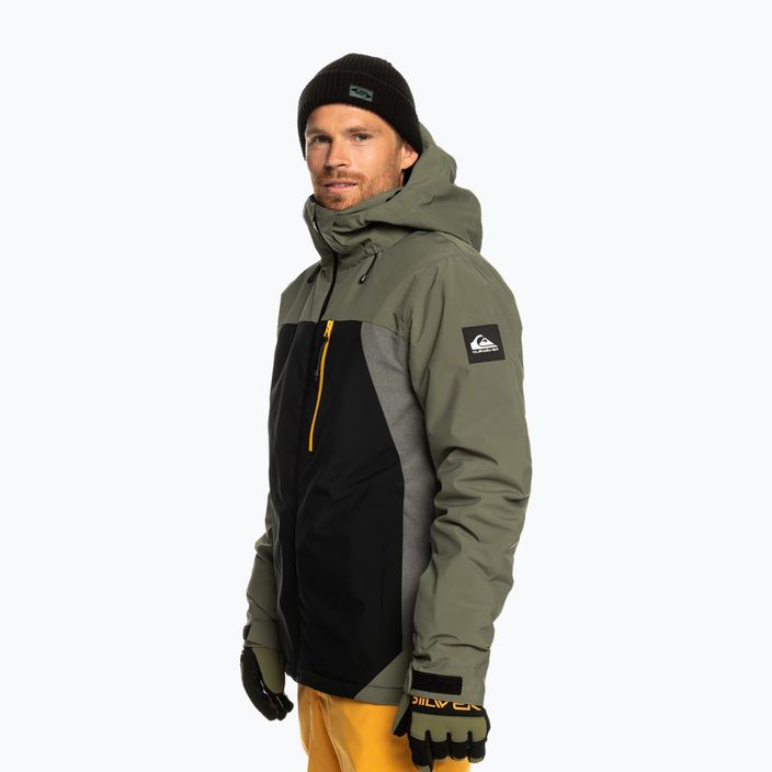 Quiksilver Mission Plus jachetă de snowboard pentru bărbați negru adevărat 2
