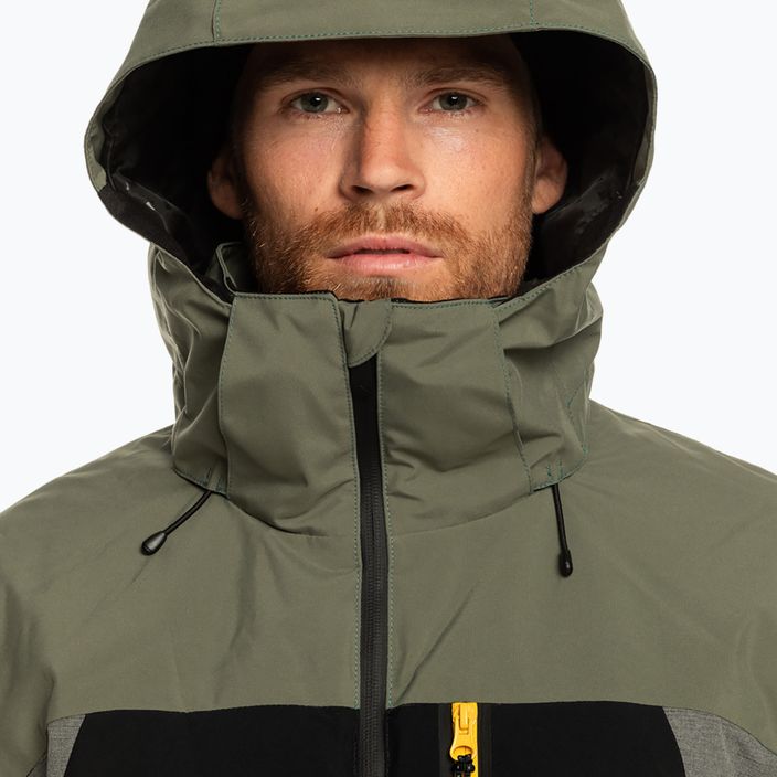 Quiksilver Mission Plus jachetă de snowboard pentru bărbați negru adevărat 4
