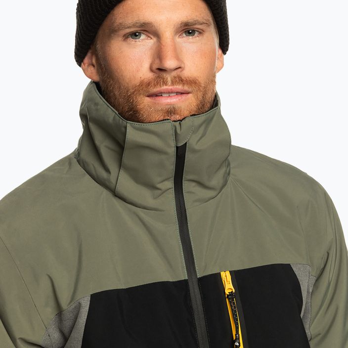 Quiksilver Mission Plus jachetă de snowboard pentru bărbați negru adevărat 7
