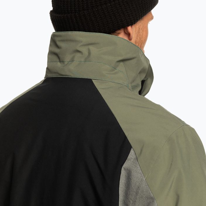 Quiksilver Mission Plus jachetă de snowboard pentru bărbați negru adevărat 8