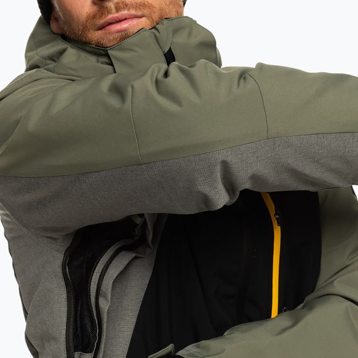 Quiksilver Mission Plus jachetă de snowboard pentru bărbați negru adevărat 9