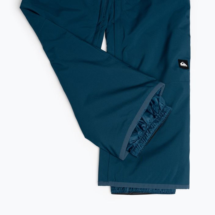Pantaloni de snowboard pentru copii Quiksilver Mash Up Bib albastru majolica 11