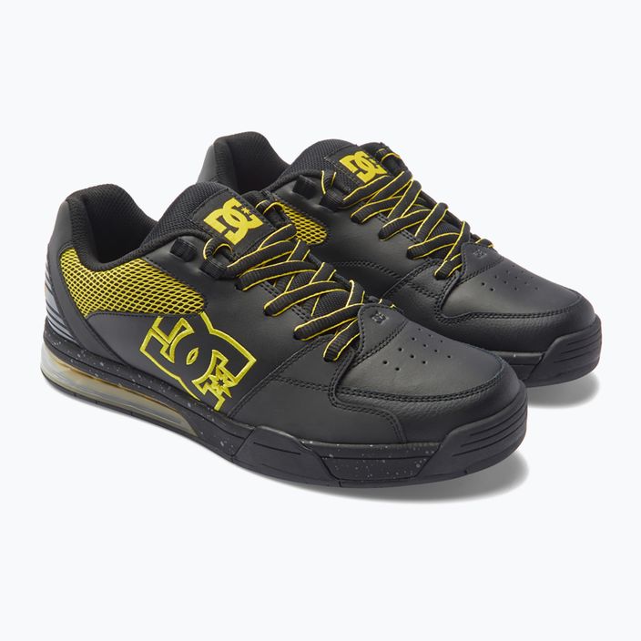 DC Versatile Le negru/galben pantofi pentru bărbați 7